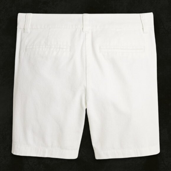 J. Crew Shorts Mid Rise Fit Functional Side/Back Pockets Lightweight White 6 NWT - Picture 2 of 9